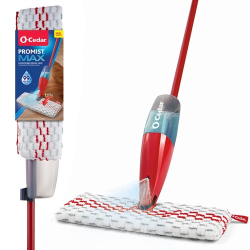 O-Cedar ProMist® MAX Microfiber Spray Mop, Reusable and Machine Washable