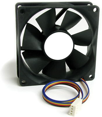 1x New replacement fan for QNAP FAN-8CM-T01 80x25mm 4-Pin