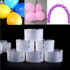10-50 Balloon Arch Connectors Clip Ring Buckle Wedding Flower Party Home Décor