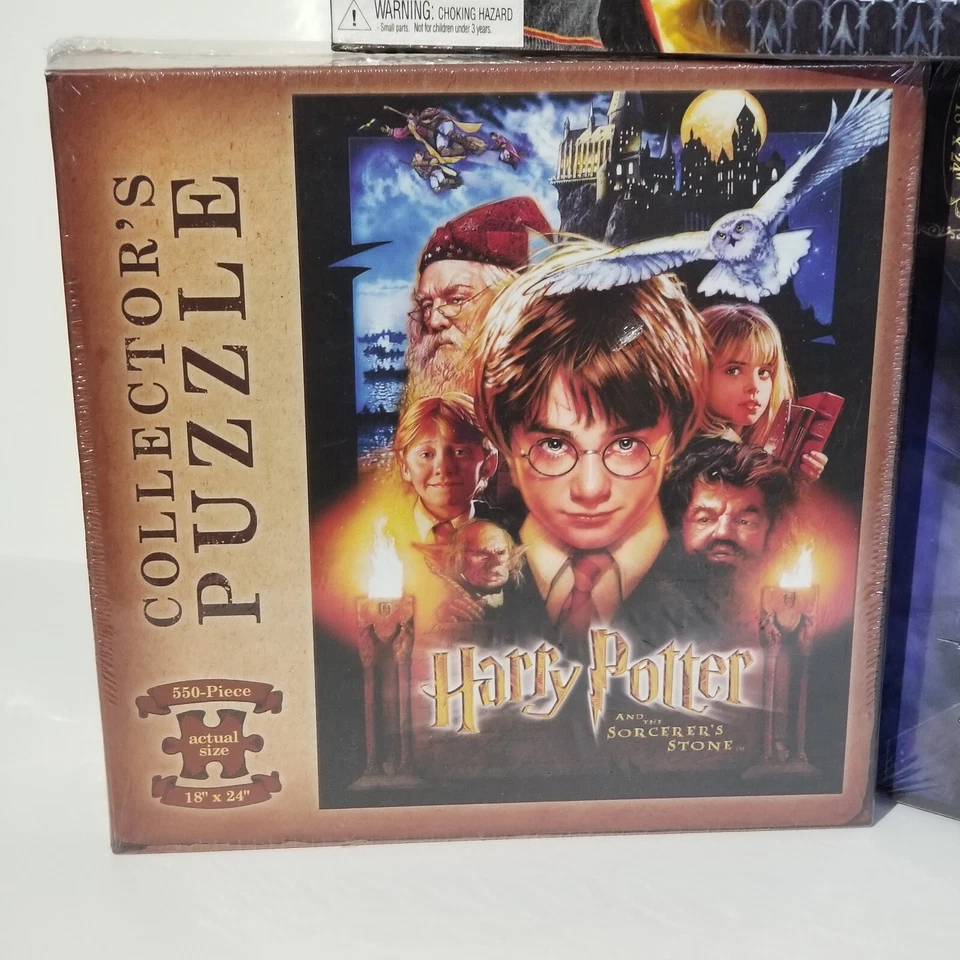 Lote de 3 Rompecabezas Harry Potter 1000 y 550 Piezas Hogwarts Gran Salón NUEVO Foto 2 de 4