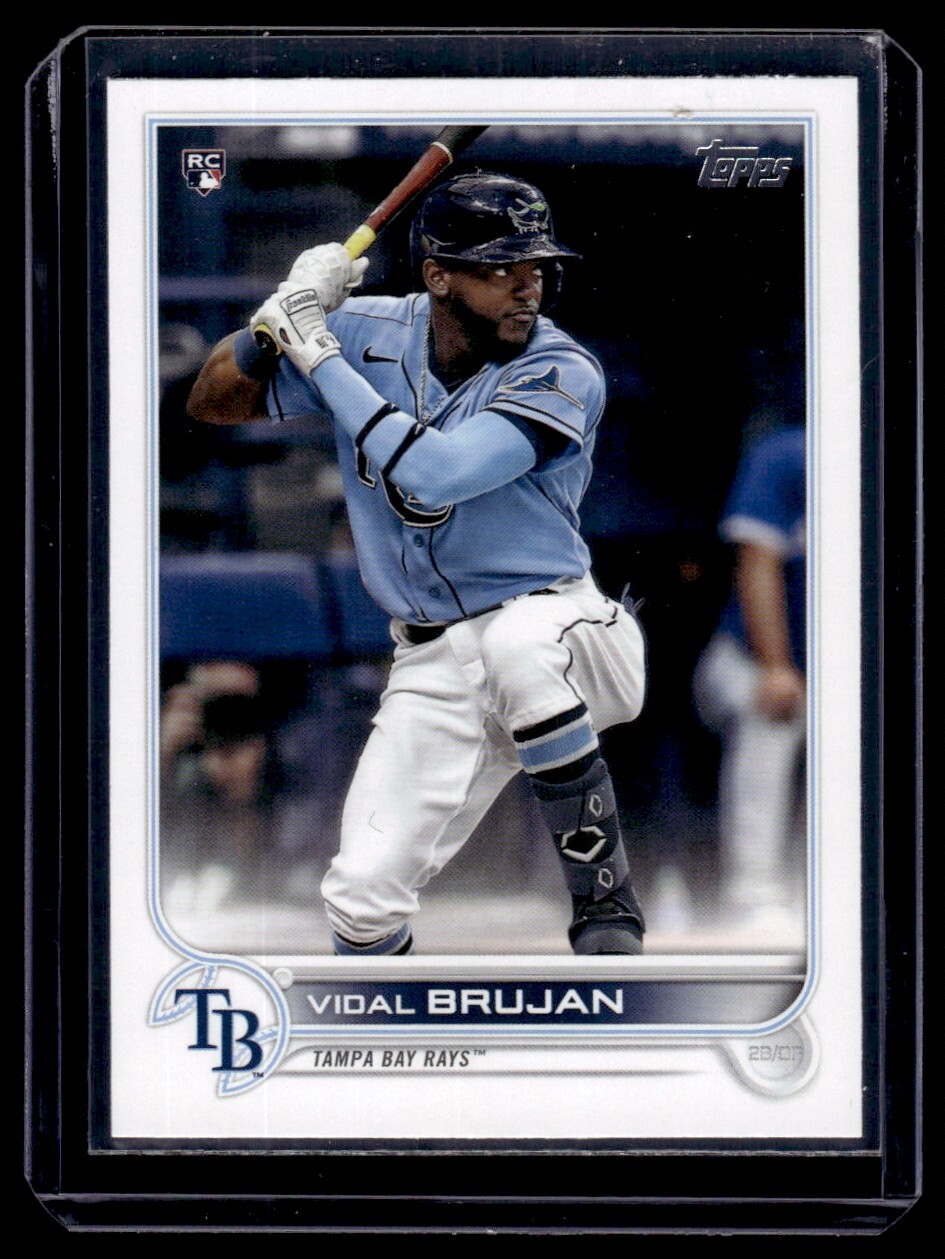 2022 Topps Vidal Brujan RC Tampa Bay Rays #25
