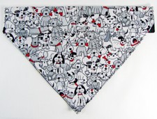 Funny Dogs Dog Bandana, Over the Collar dog bandana, Dog collar bandana, puppy