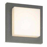 Led AußEnleuchte AußEnlampe Wandleuchte Deckenleuchte Aluminium Anthrazit IP54