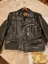 Vintage Harley Davidson Motorcycle Jacket Men&rsquo;s Size Large
