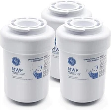 3 packs of new GE MWF general electric refrigerator water filter qo unopened