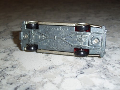 1976 TOMICA POCKET CARS ROLLS ROYCE PHANTOM MADE IN JAPAN - Picture 6 of 6