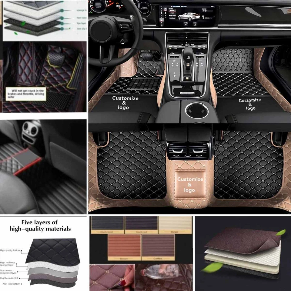 For Chrysler All Models Car Floor Mats Custom Waterproof Carpets Cargo liners Foto 4 de 4