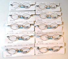 Vintage 10 Pc. ELAN 9204 Silver Wine 44/18 Eyeglass Frame Lot New Old Stock 307