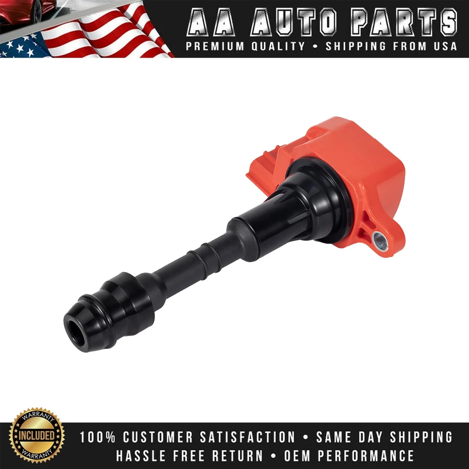 Vela de ignição 6 bobinas vermelhas e 6 NGK platina para Nissan Frontier 05-19 4.0L - Imagem 4 de 4