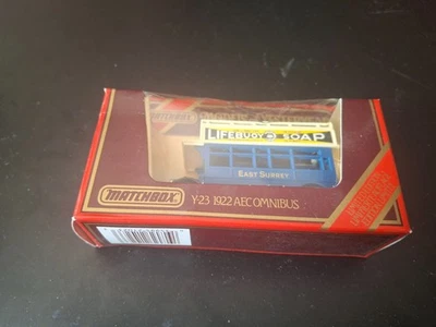 Matchbox Models of Yesteryear: Y-23 - 1922 AEC Omnibus OVP - Bild 1 von 2