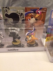 Super Smash Bros. Retro AMIIBO R.O.B., Mr. Game Watch Duck Hunt, 2 MARIO CLASSIC