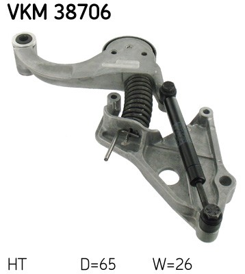 Upper SKF SWEDEN VKM 38706 Belt Tensioner, V-ribbed belt for MINI