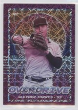2021 Panini Chronicles Overdrive Purple Velocity Prizm Gleyber Torres #6 0tj4