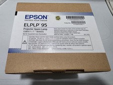 New Epson ELPLP 95 Projector Spare Lamp V13H0...