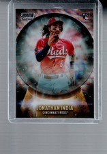 2021 Stadium Club Chrome #CB-21 Jonathan India Crystal Ball Wave Refractor