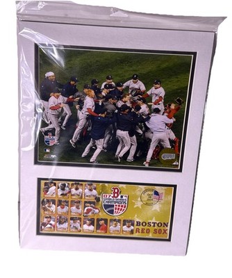 USPS Matted 8x10 Photo First Day Cover Red Sox 2007 World Series NEW
