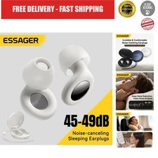 ESSAGER Noise Cancelling Ear Plugs for Sleeping, Soft Silicone Reusable