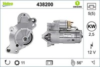 Valeo 438200 Anlasser Starter FüR CitroËN Ds Passend FüR Fiat Lancia Mitsubishi