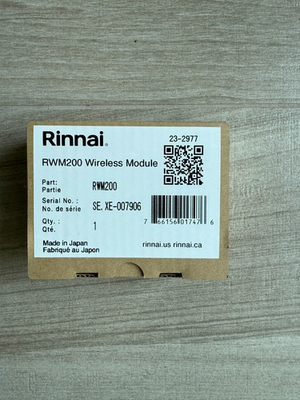#ad #ad Rinnai RWM200 Tankless Water Heater WiFi Control Module $105.00