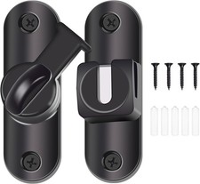 90/180 Degree Heavy-Duty Zinc Alloy Barn Door Lock Latch for Sliding Doors