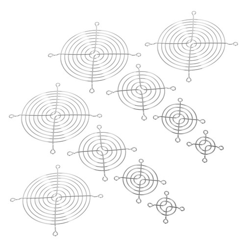 10 Pcs Cooling Fan Grille Appliance Dust Mesh Computer Case Fans - Afbeelding 4 van 12