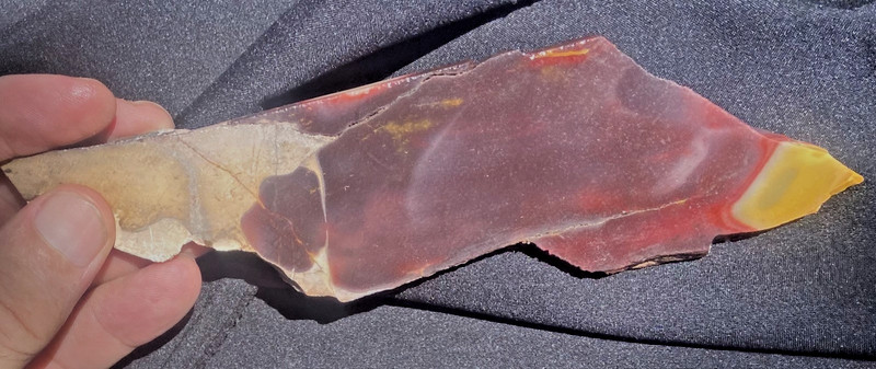 MOOKAITE FLINT JASPER INTENSE MULTI COLOR  ROUGH SLAB 78 GRAMS 2. OZ 