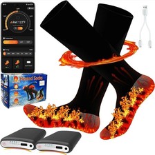 Heated Socks with App Control 5000mAh 2 Rechargeable Electric Heated Socks