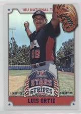 2015 Panini Stars and Stripes Longevity Parallel Sapphire 33/49 Luis Ortiz o6n