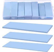 45 sztuk różnej grubości 0,5/1/1,5 mm silikonowa podkładka termiczna z podkładką 6,0 W/mk,