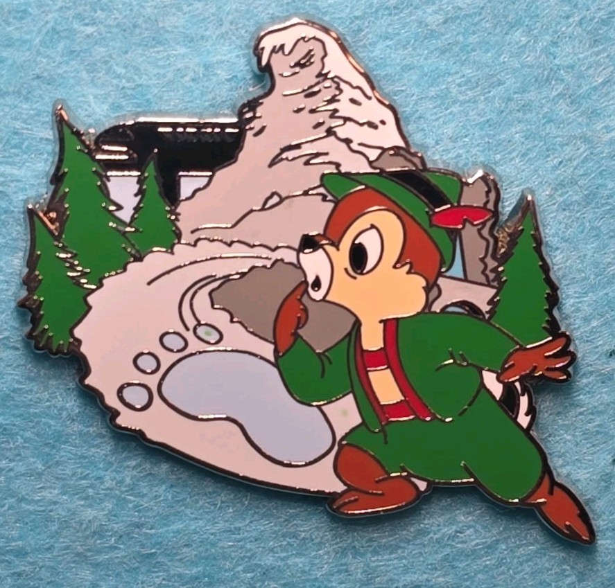 DS - Chip at Matterhorn - Disney Parks Adventure - Starter Disney Pin 88737