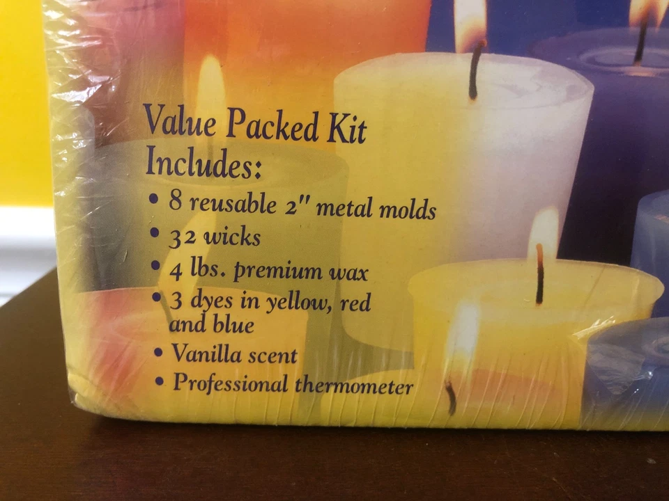 2002 Yaley Candlemaking Made Easy II Votive Candle Home Crafting Kit 32 Count - Image 2 of 4