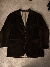 Vintage Polo Ralph Lauren Brown Corduroy Blazer Made in Canada Macys Men  s Store