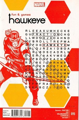 HAWKEYE #15 (2012) MATT FRACTION / DAVID AJA ART & COVER ~ UNREAD NM