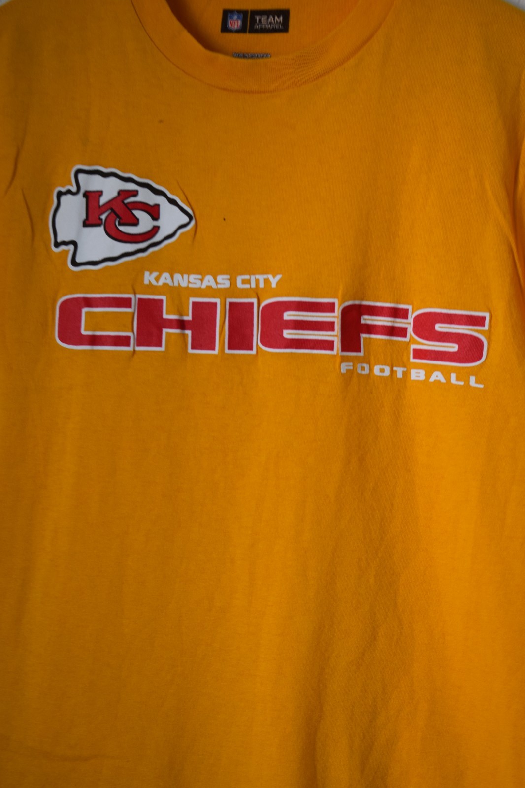 Kansas City Chiefs NFL Team Apparel T-Shirt - Gold/Yellow image 3