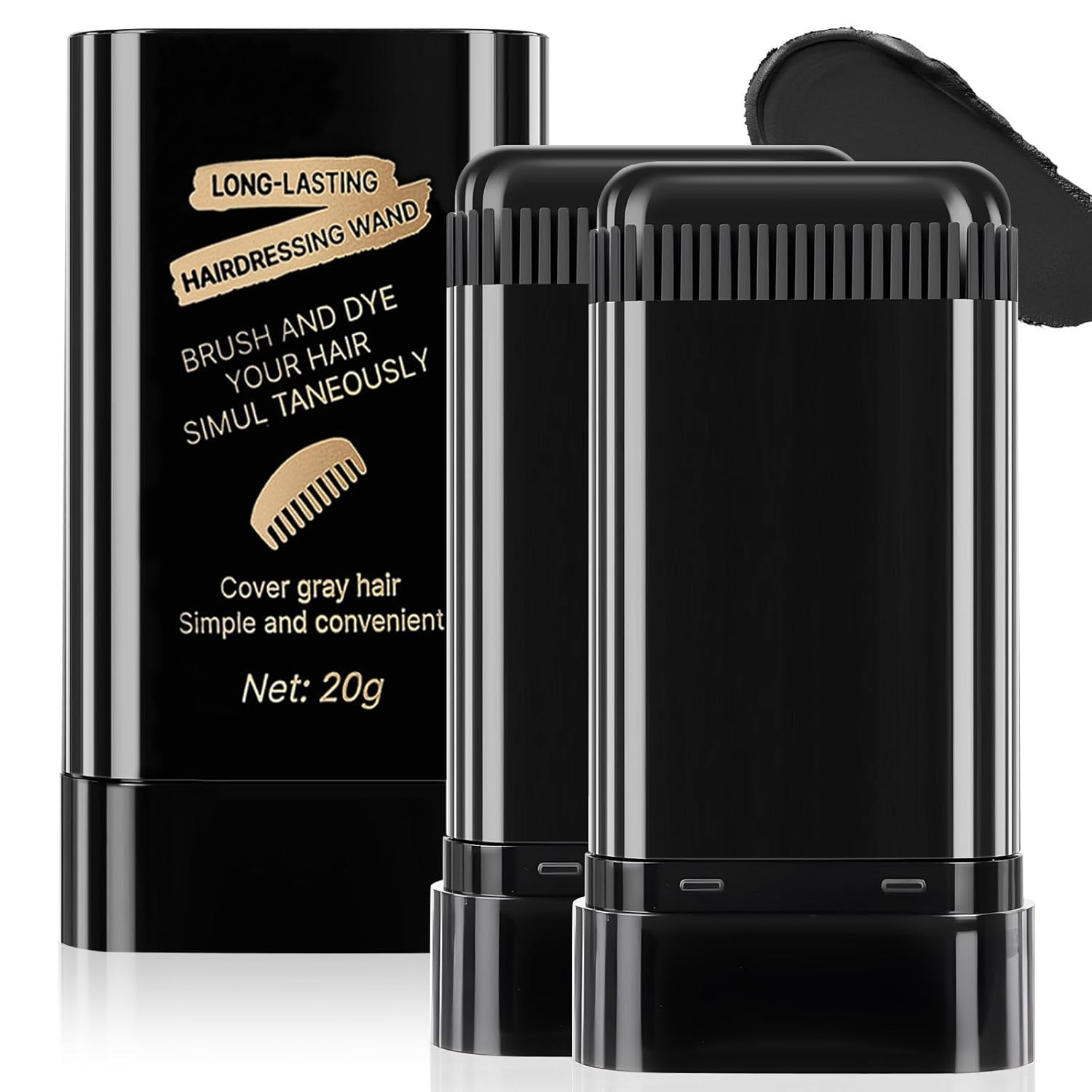 Stick & Comb &ndash; Instant Waterproof Black Dye For G