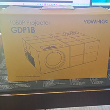 YOWHICK GDP1B 1080p FHD LCD WiFi Projector Gray HDMI USB VGA AV