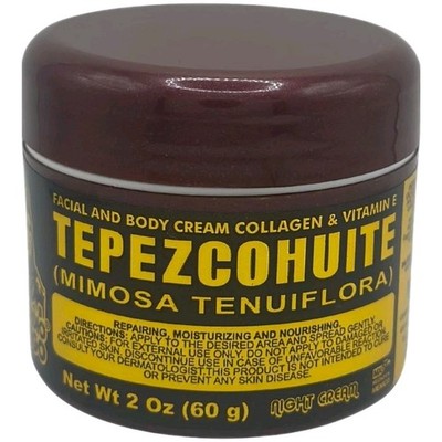 TEPEZ Faical Night Cream Del Indio Papago 60Gr Small - Hydrates the Skin