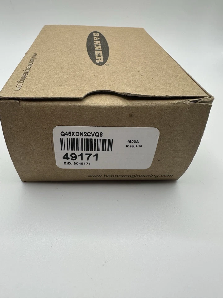 Banner Engineering Q45XDN2CVQ6 Q45 Series Rugged Rectangle Sensor Part 49171 New - Image 3 of 4