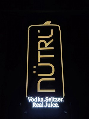 Nutrl Vodka Seltzer Color Changing LED LIGHT BAR SIGN  (not neon)