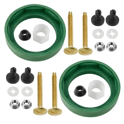 2 Packs Toilet Tank to Bowl Coupling Kit, Replacement Repair Parts AS738756-0...