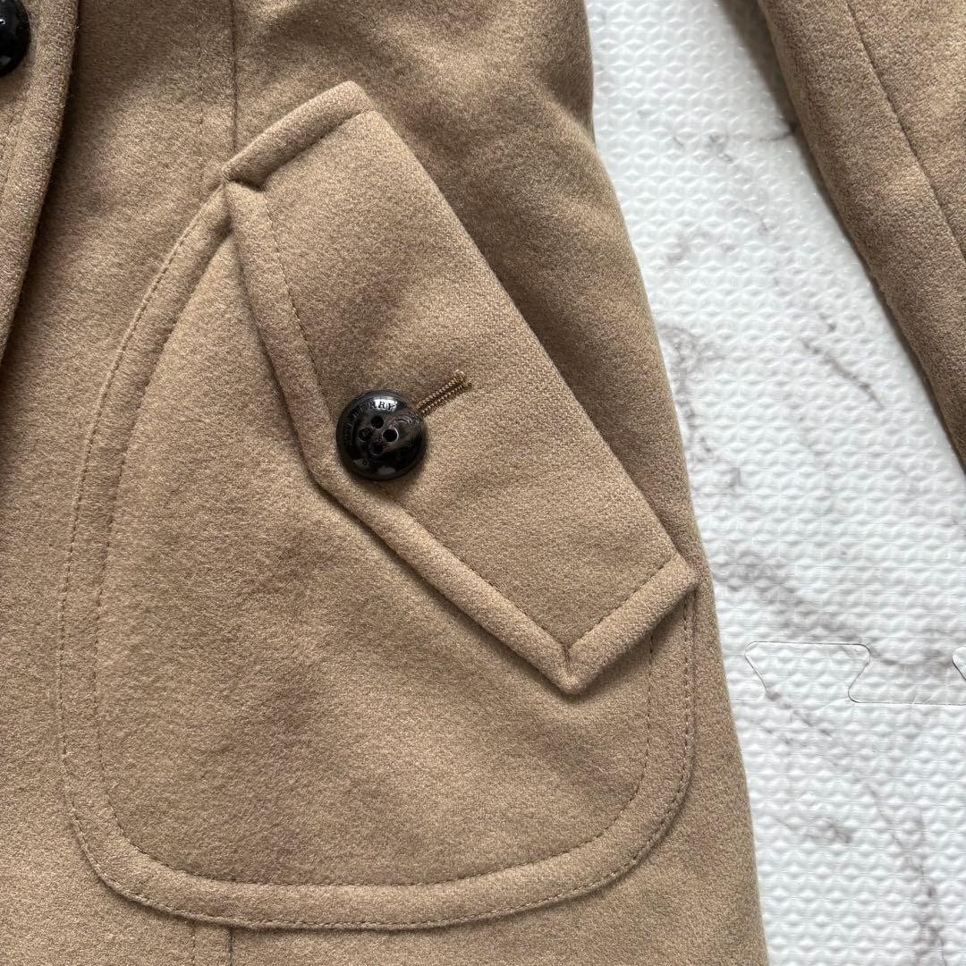 Burberry Blue Label Peacoat Beige Wool With Nova Check Pattern Size 36 For Women thumbnail 18