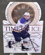 ROBERT THOMAS “Time On Ice” Acetate Insert SUPER RARE - 2025-26 Upper Deck Flair