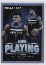 2020-21 Panini NBA Hoops Now Playing Holo Anthony Edwards #SS-6 0r5l