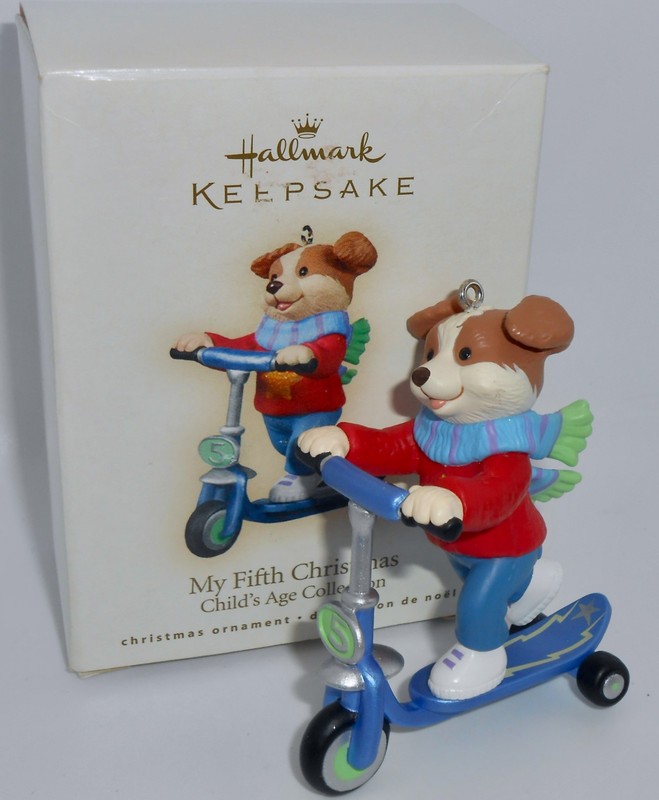 Hallmark Ornament UNDATED 2007 MY FIFTH CHRISTMAS Child's Age Collection H51