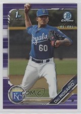 2019 Bowman Chrome Prospects Purple Refractor 138/250 Yefri Del Rosario 4f5
