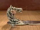 HERMES PARIS Vintage 1960s Horse Magnifier Silver/Glass Matching Letter Opener  — photo 9