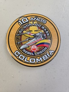 Star Wars 501st Leg Rebel Colombia Base El Dorado 10 Aniversario Challenge Coin