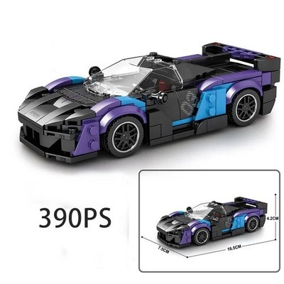 Speed Series Technique Car Sports Car Static Model Building Block Toy