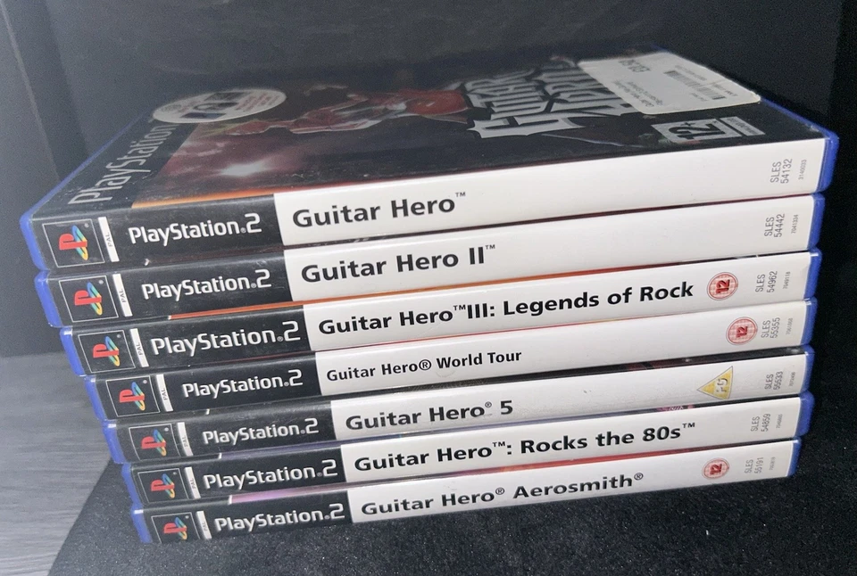 Guitar Hero PlayStation 2 Game Bundle X7 - Image 2 of 4