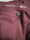 New With Tags Style & Co Stretch Straight  Jeans Size 16 Dark Plum Purple — photo 3